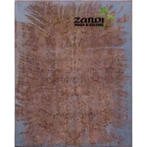 One Of The Kind Hand Knotted Persian Modern Rug 10'1"X8'2" zandirugs